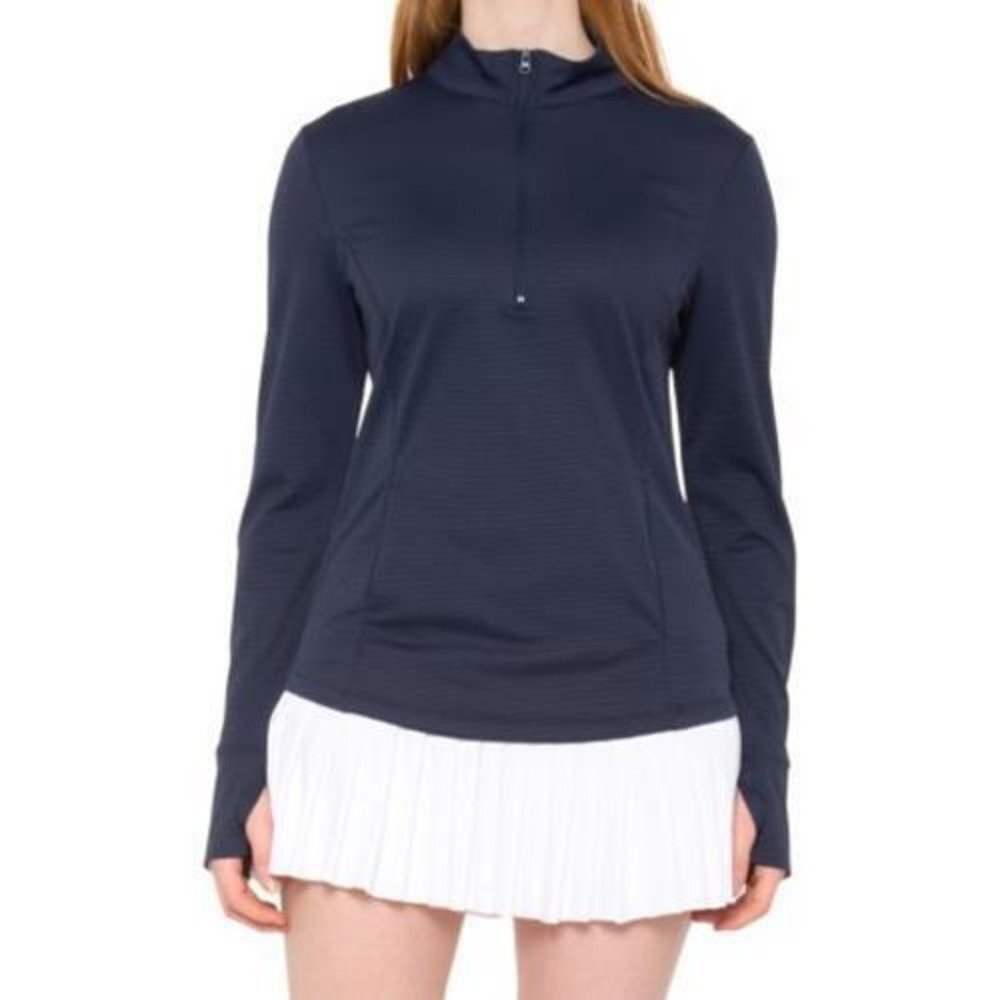 NWT Tommy bahama Women's Textured Long Sleeve Golf Tennis Shirt Large L